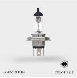 Ampoule H4 12V-60/55W Culot P43t