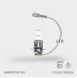 Ampoule R5W 12V Tube Culot BA15D - Boite de 10 ex.