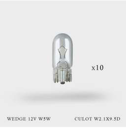 Ampoules wedge WEDGE 12V W5W culot W2.1X9.5D