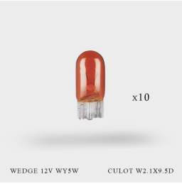 Ampoules wedge WY5W 12V culot W2.1X9.5D