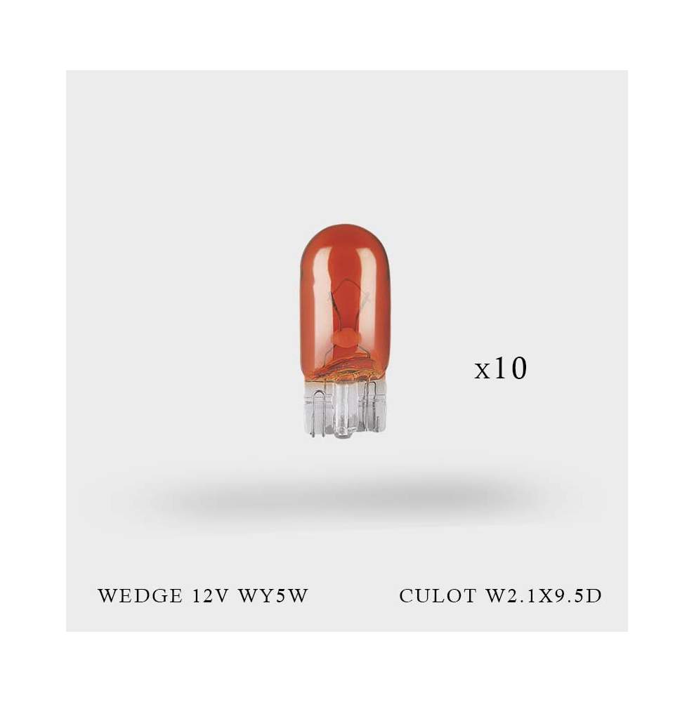 Ampoules wedge WY5W 12V culot W2.1X9.5D