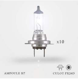 Super Blanc Jaune Halogène Ampoule H4 H7 12V 100w 3000k 4300k 6000k Quartz  Verre Lampe Phare de Voiture Lampe Lumineuse Moto - Ampoules de phare de  voiture (halogène)