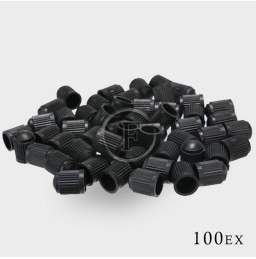 BOUCHONS DE VALVES NOIRS 100EX