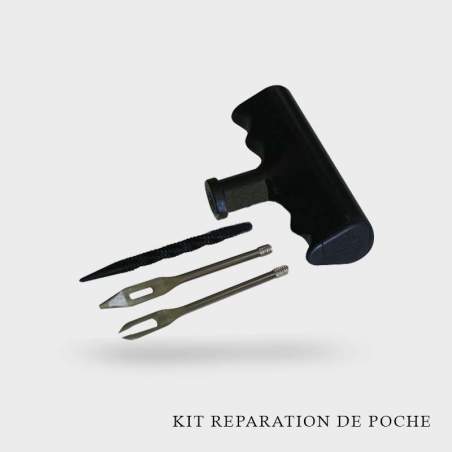 Kit outil réparation pneu format poche