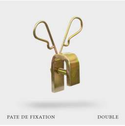 Patte de fixation double