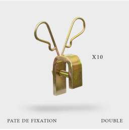 Patte de fixation double pour rallonge