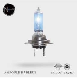 Ampoule H7 Bleue Xénon 12V-55W Culot PX26d à l'unité