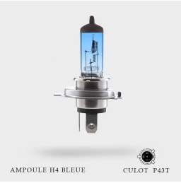 Ampoule H4 Xénon Blue 12V-60/55W Culot P43t à l'unité