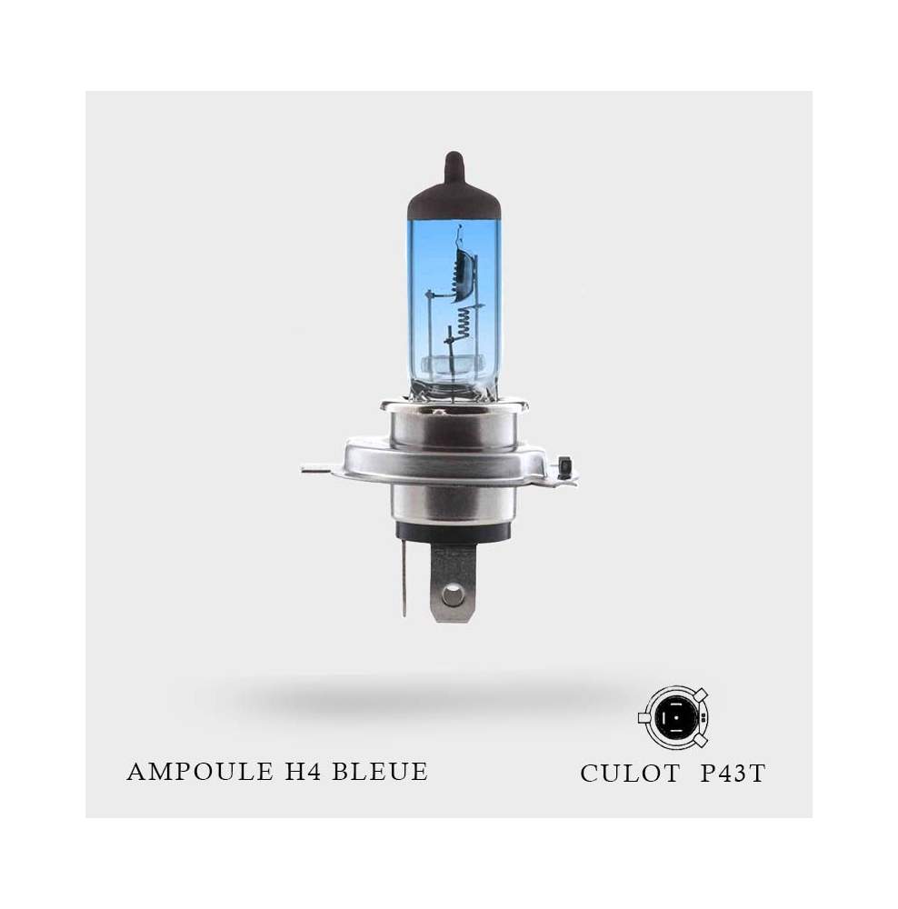 Ampoule H4 Xénon Blue 12V-60/55W Culot P43t à l'unité