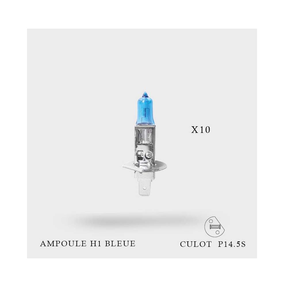 Ampoule H1 Xénon blue 12V-55W Culot P14.5S