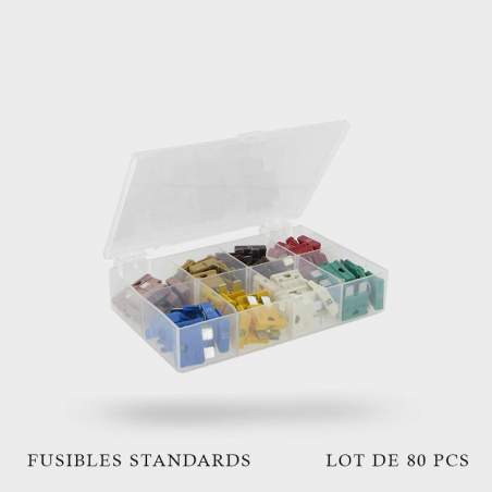 Coffret 80 fusibles standards 5-25A 80pcs