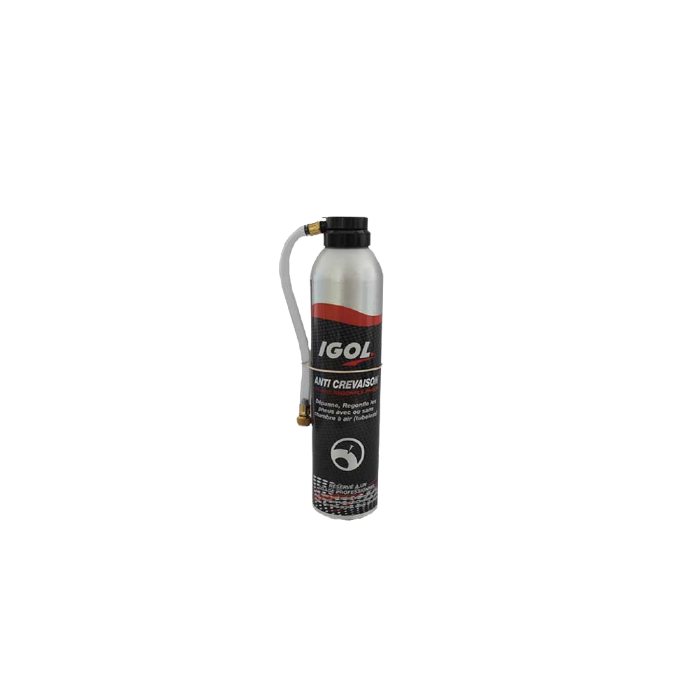 Bombe anti crevaison 300ml IGOL avec logo
