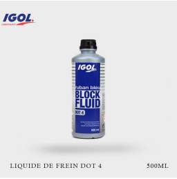 Liquide frein IGOL DOT4 Block Fluid Ruban bleu 500ml