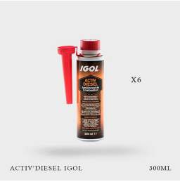 Additif moteur Activ diesel IGOL 300ml x 6ex