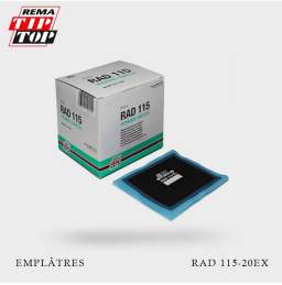 Emplâtres Tip Top RAD115 90x75mm par 20ex