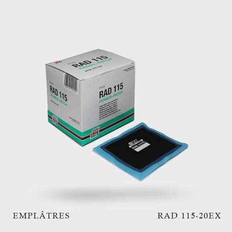 Emplâtres Tip Top RAD115 90x75mm par 20ex