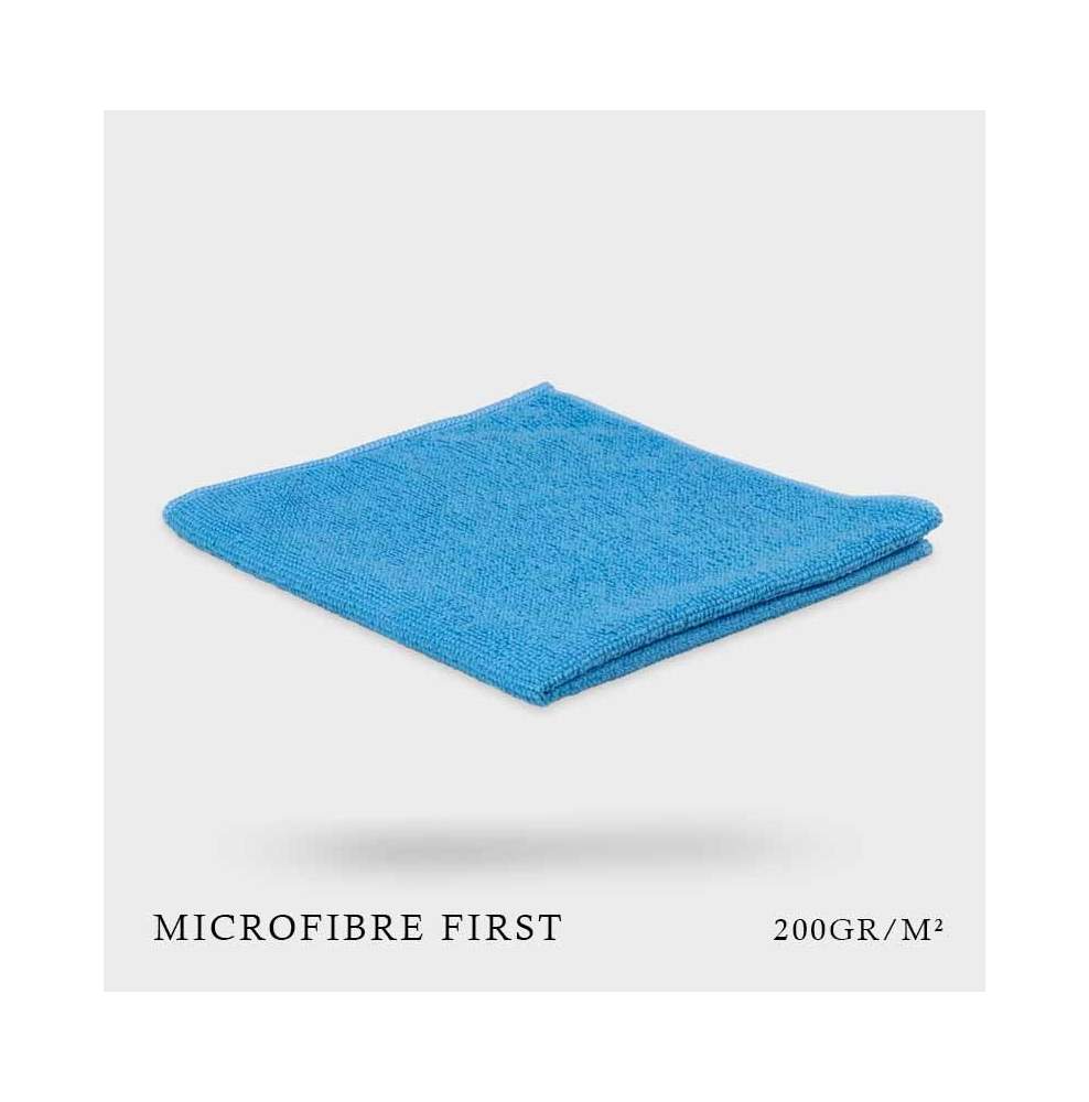 Microfibre tricot First bleue