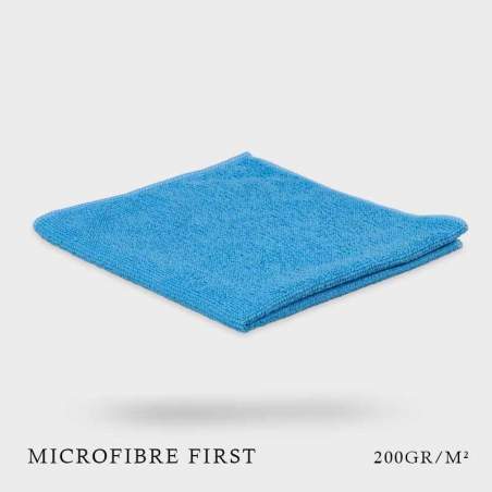 Microfibre tricot First bleue