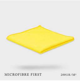 Microfibre tricot First jaune