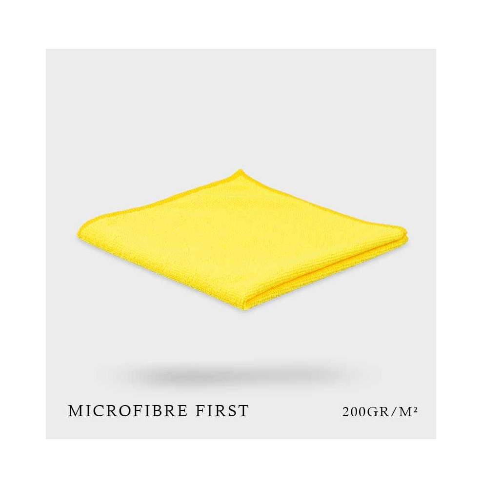 Microfibre tricot First jaune