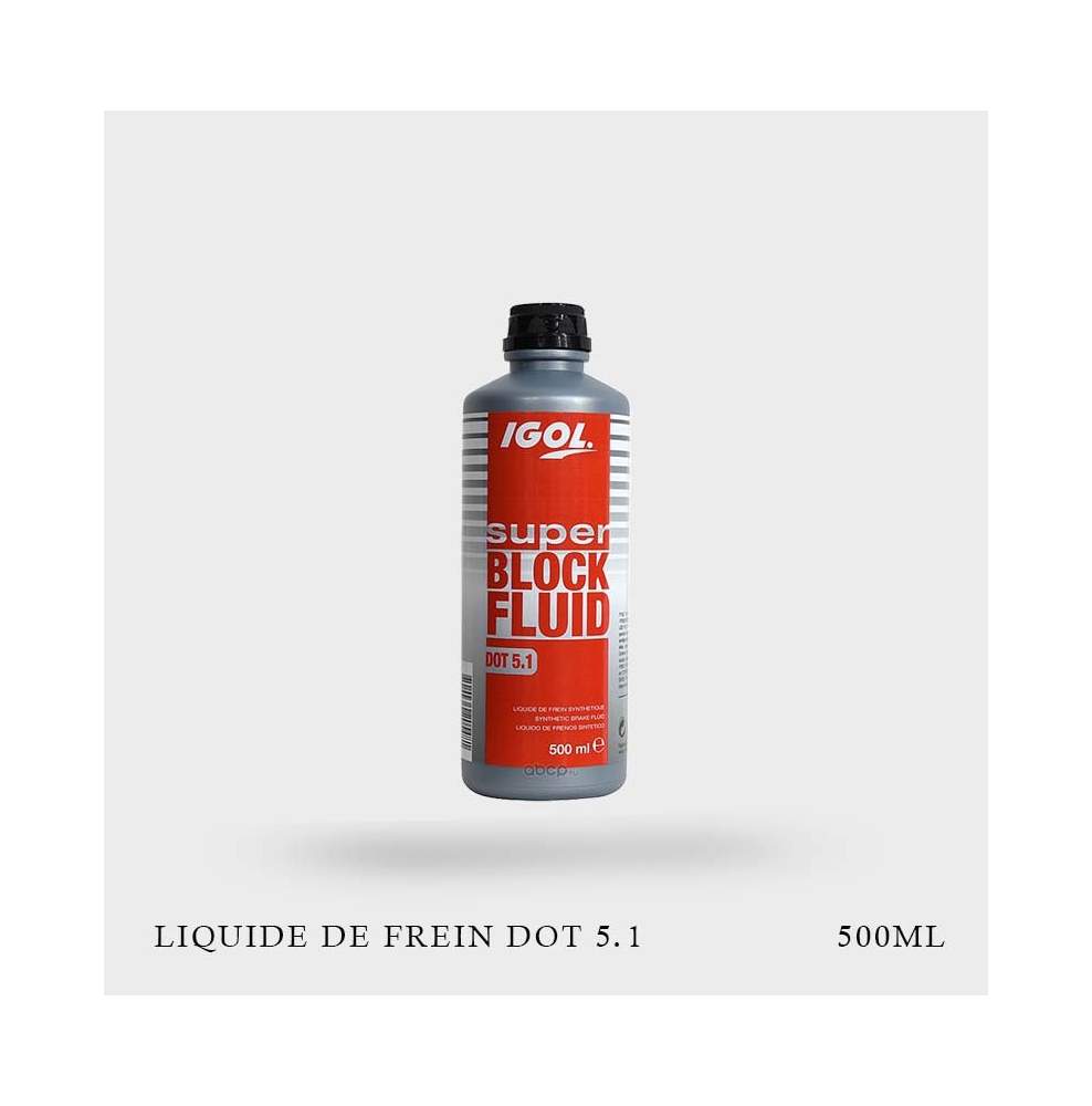 Liquide frein IGOL DOT5 Super Block Fluid 500ml