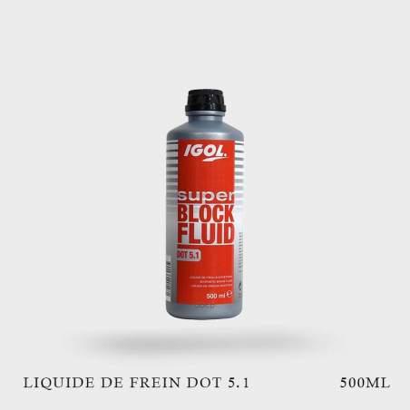Liquide frein IGOL DOT5 Super Block Fluid 500ml