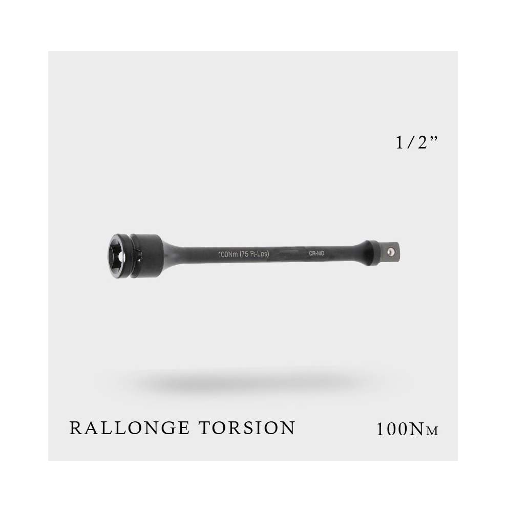 Rallonge de torsion 1/2" 100Nm