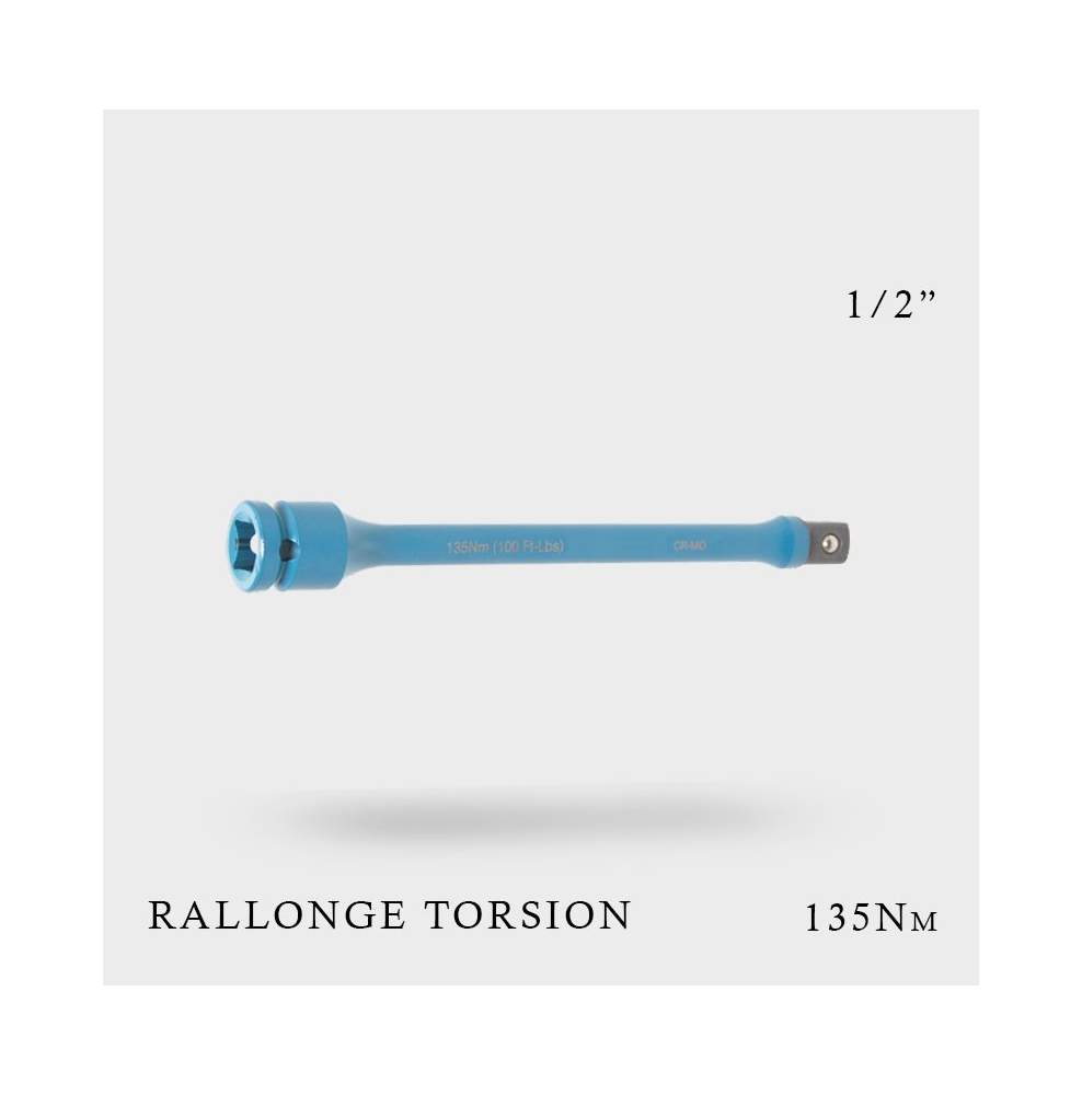 Rallonge de torsion 1/2" 135Nm