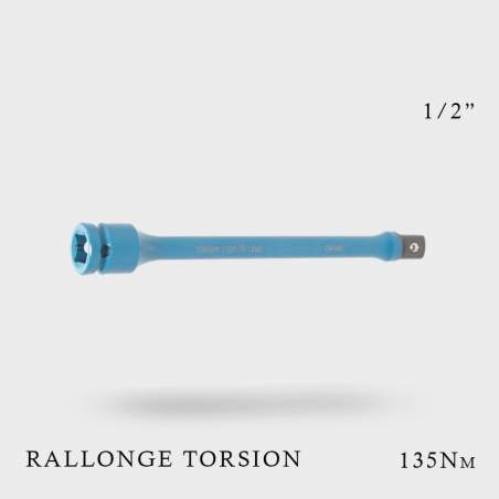 Rallonge de torsion 1/2" 135Nm