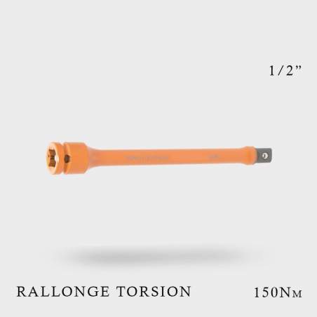 Rallonge de torsion 1/2" 150Nm