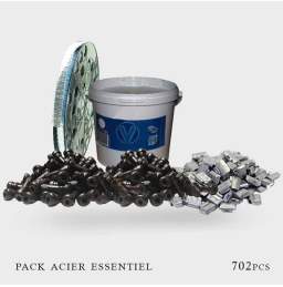 Pack acier essentiel 702 pièces roue décolle masse offerte