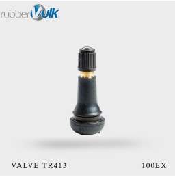 Valve pneu Tubeless en caoutchouc chrome TR413 (Vente50 pcs)