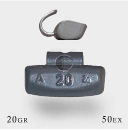 Masses déquilibrage pour Jante Aluminium Boite de 100 25 grammes 