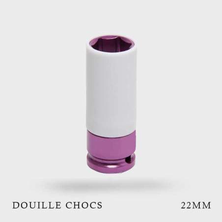 Douille à chocs avec protection 1/2 22mm