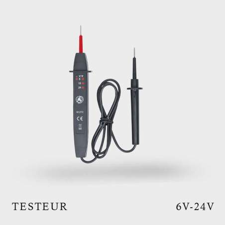 Testeur de tension 6-24 volts