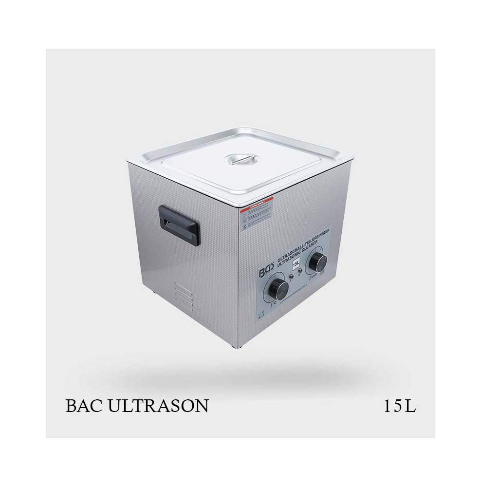 Bac à ultrasons analogique 15L 360W - Atelier & Stand sur La Bécanerie