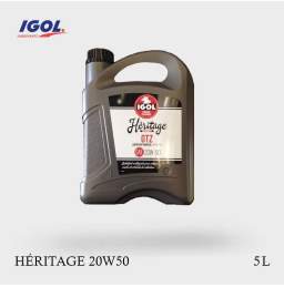 bidon 5l Huile Héritage Igol 20w50