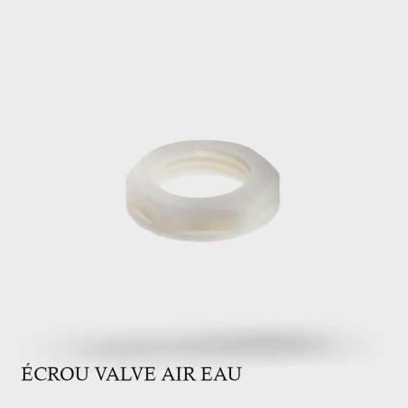 Écrous plastiques pour valves air/eau