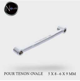 amortisseur à tenon ovale