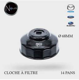 Cloche filtre à huile 14 pans Ø 68mm Mazda Ford Subaru