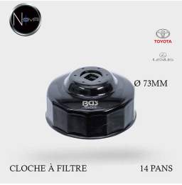 Cloche filtre à huile 14 pans Ø 73mm