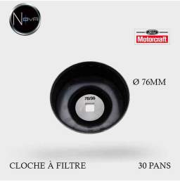 Cloche filtre à huile 30 pans Ø 76mm