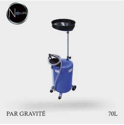 Récupérateur d'huile usée mixte par aspiration et gravité 100L -  Pro-équipements