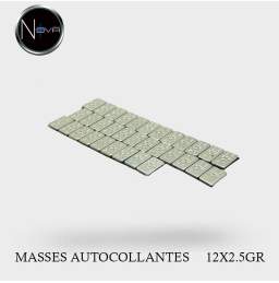 Masses autocollantes 12X2.5GR