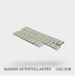 Masses autocollantes 12X2.5GR