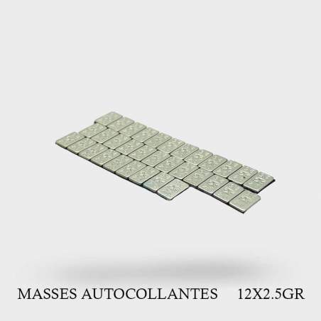 Masses autocollantes 12X2.5GR