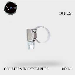 Colliers à vis pour tuyaux de 10 à 16mm