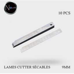 Lame de cutter universel 9mm étuis de 10ex