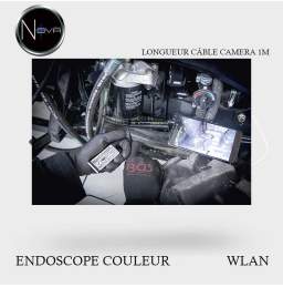 Endoscope couleurs WLAN avec éclairage LED