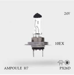 Ampoule Feux Stop 24V P21W Culot BA15S - Boite de 10 ex.